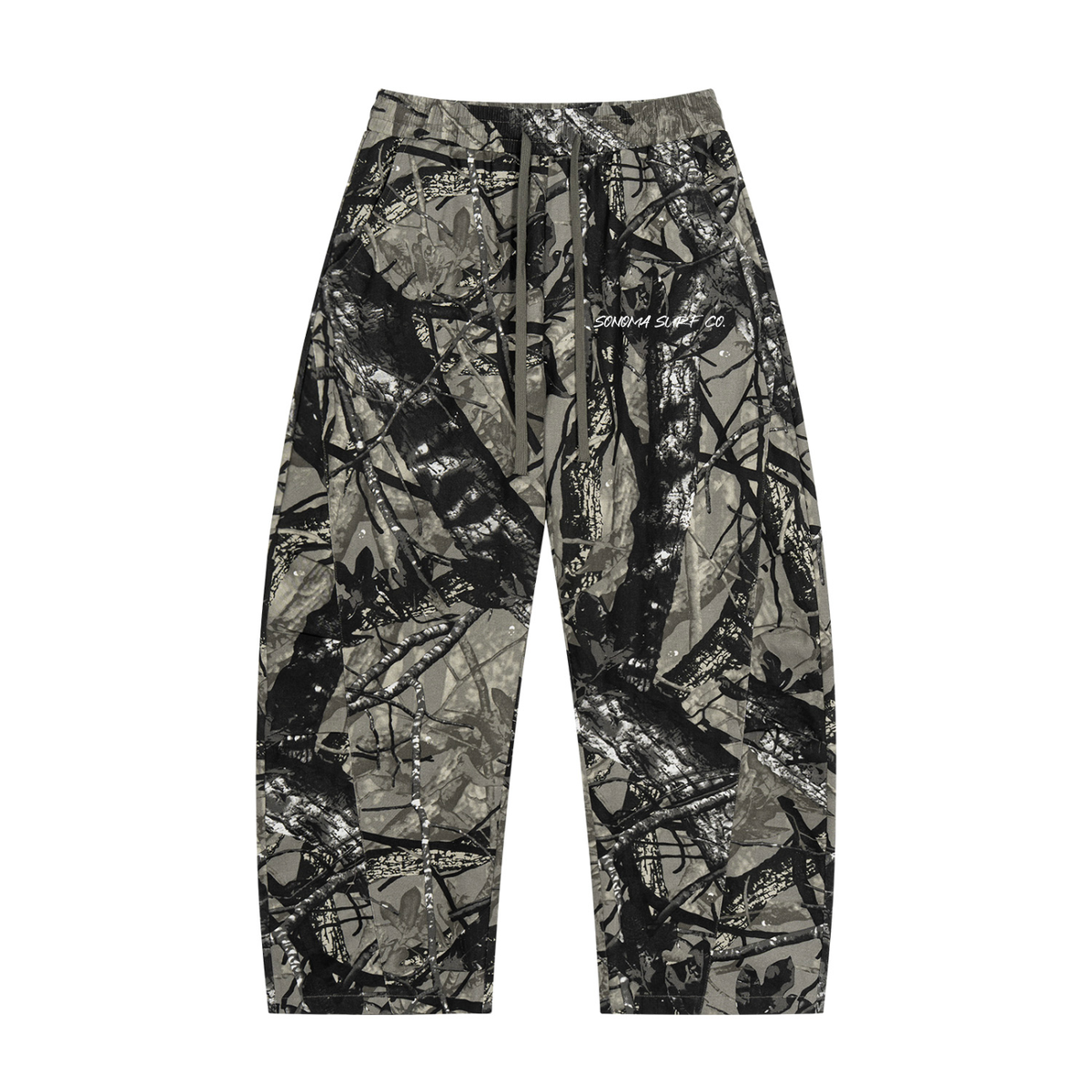 Men's Tree Camo Barrel Leg Pants