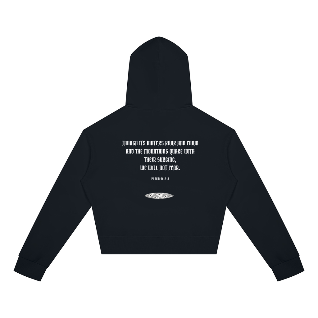 Women's Crop Full Zip Hoodie