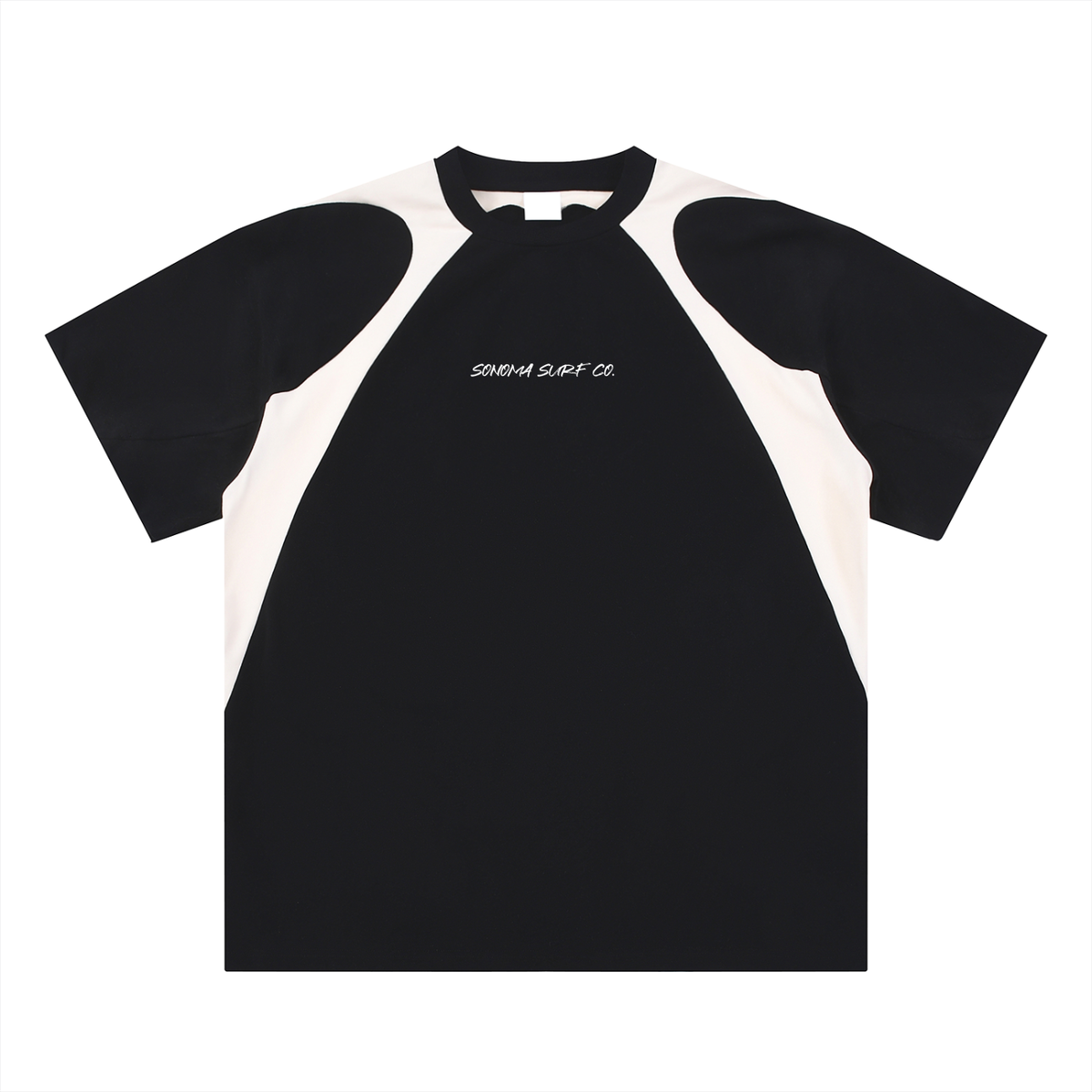 Men's Contrast Panel Cotton T-Shirt