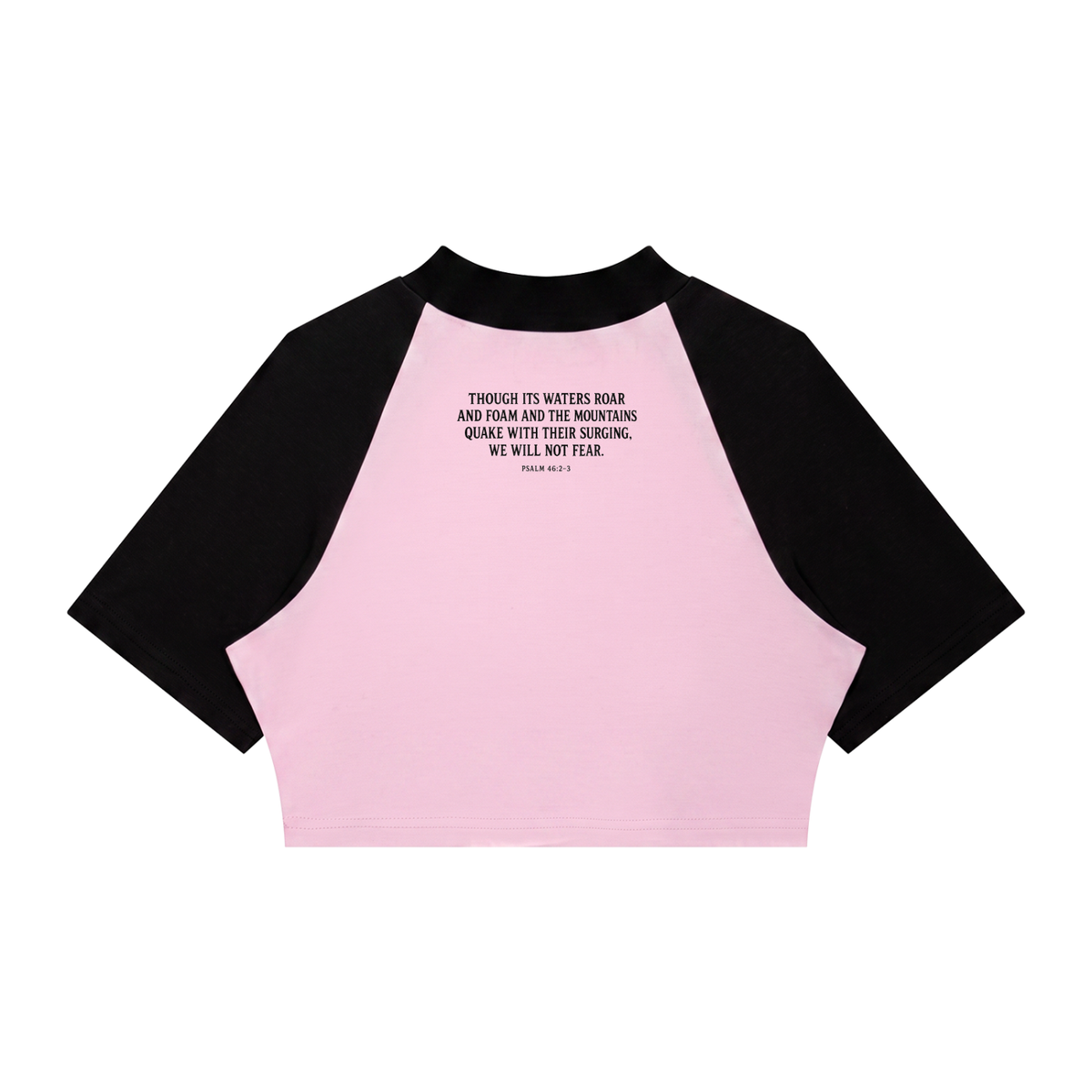 Women’s Color Block Raglan Crop T-Shirt
