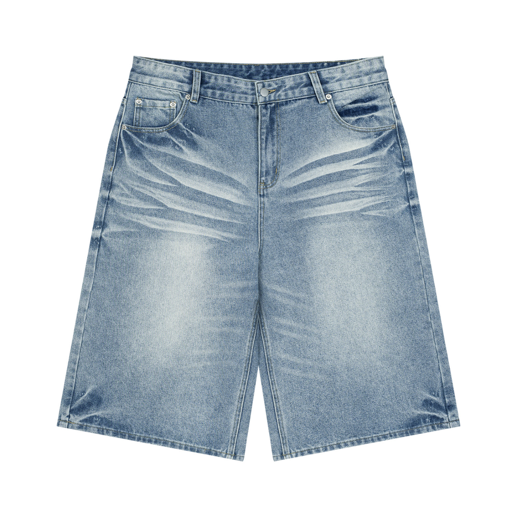 Men's Vintage Wash Denim Shorts