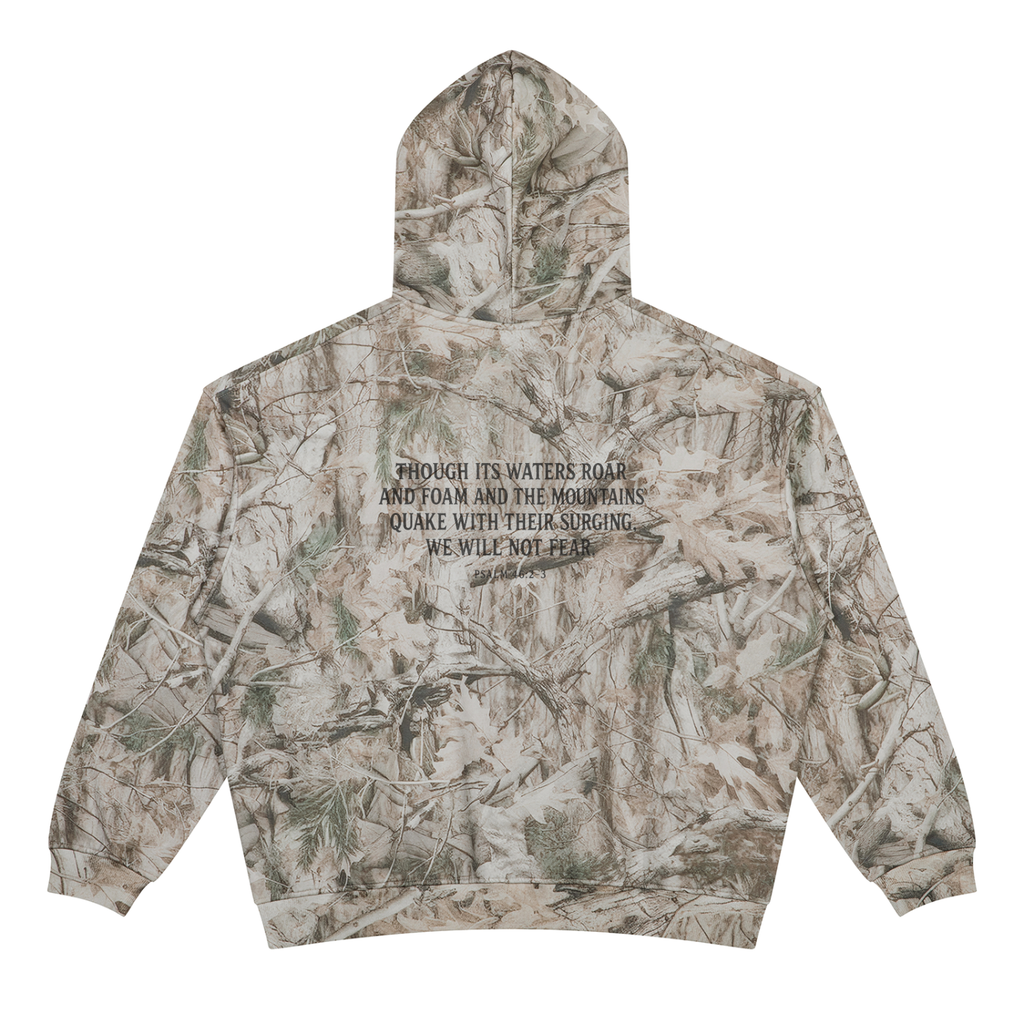 Unisex Oversized Psalm Camo Hoodie